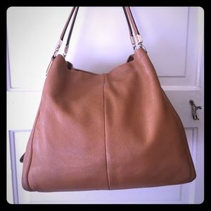 Coach Madison Phoebe Pebbled Leather Satchel Bag